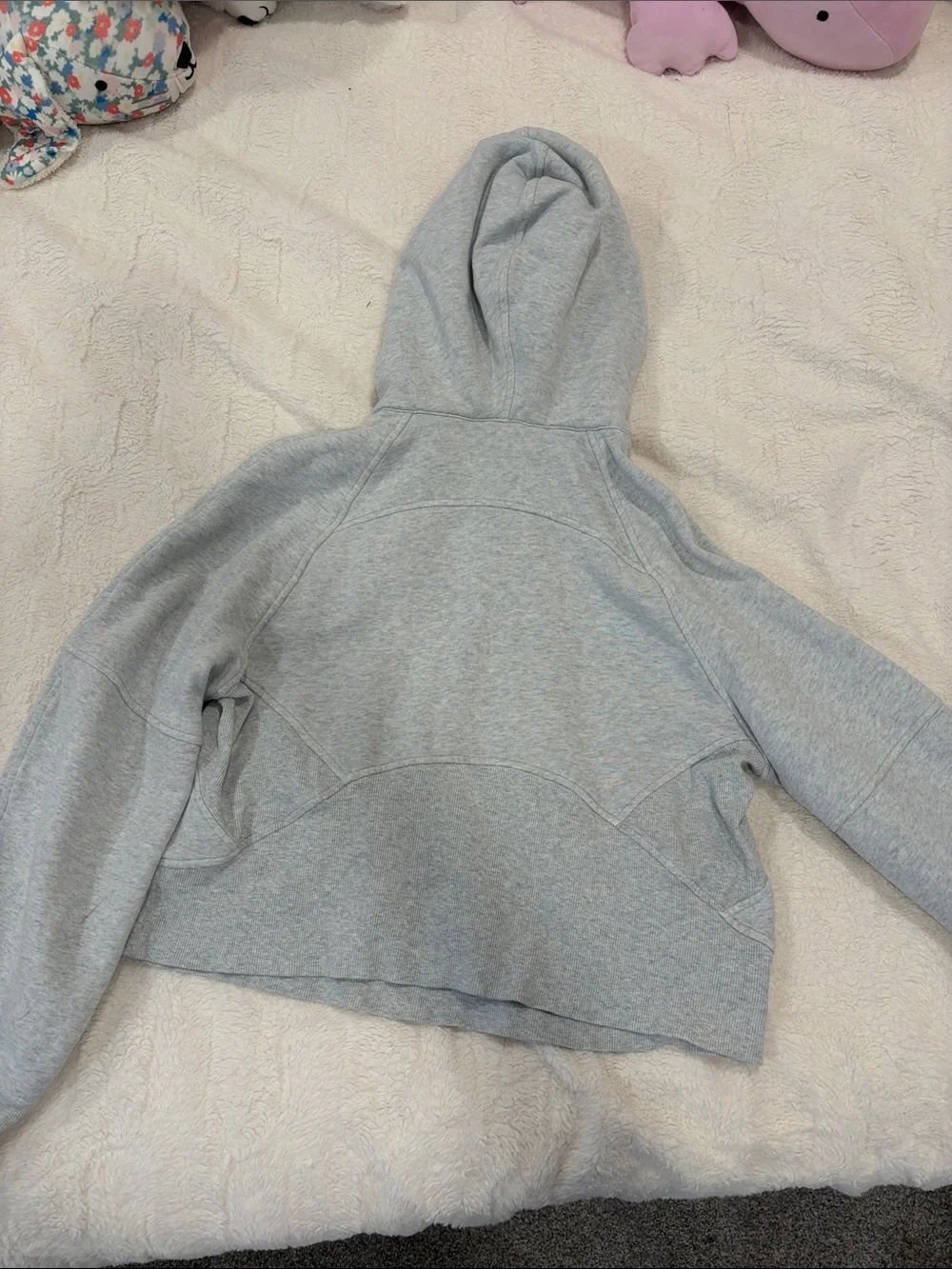 Grey Lululemon half zip scuba xs/s